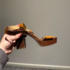 Michael Kors Tan Leather Sandals